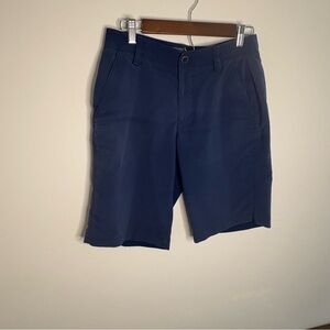 Under Armour Men's 30” Navy Blue Flat Front Shorts casual golf work